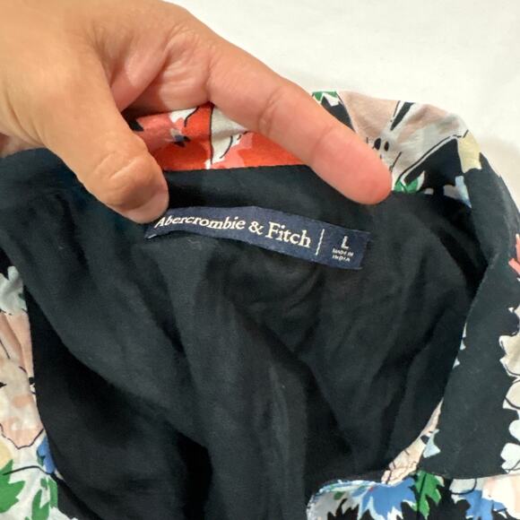 Abercrombie & Fitch Women’s Large Floral Romper Playful Romantic Dainty Fun - Picture 8 of 10